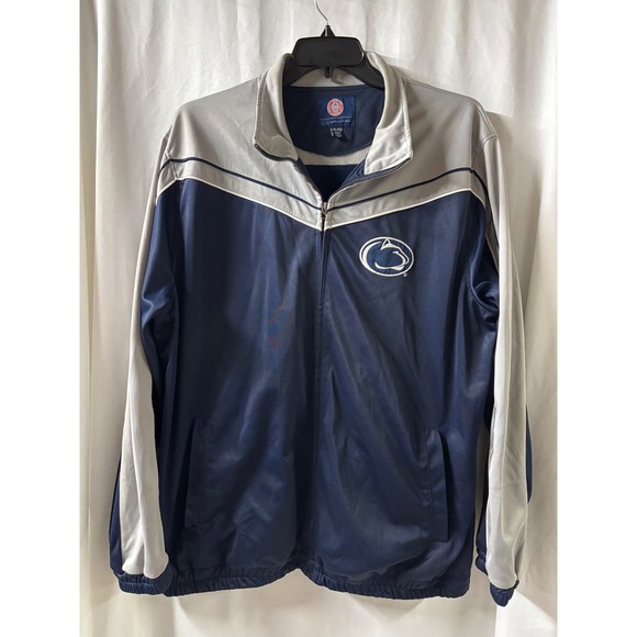 Sports by Carl Banks Other - Penn State Nittany Lions Carl Banks Track Jacket Men's XXLG Blue Gray Zip‎ Up
